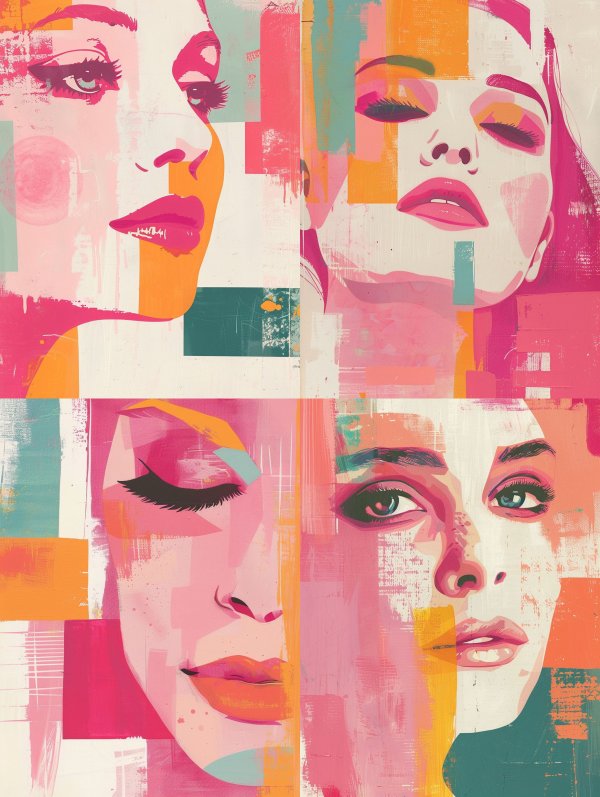 Neon Pop Portrait