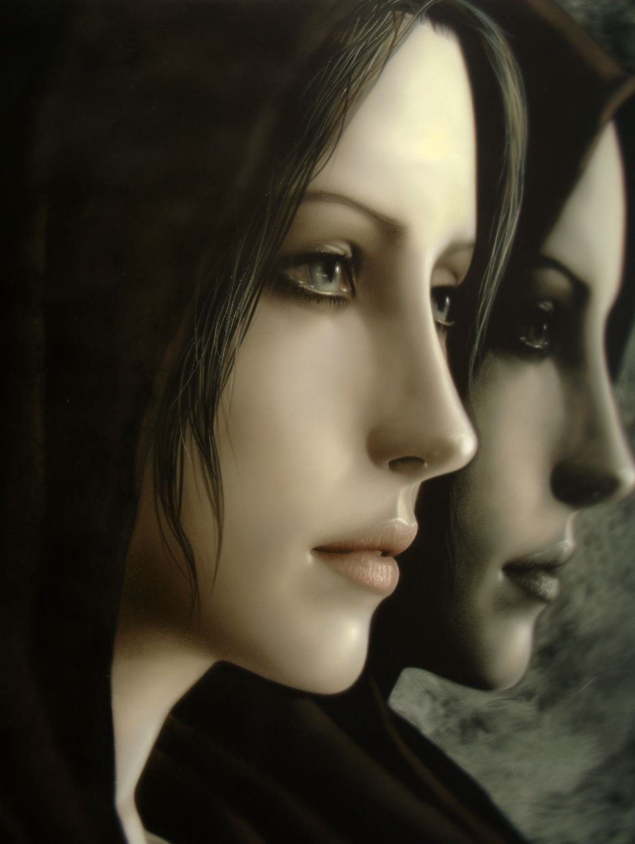 Dark Ethereal Gothic Portrait