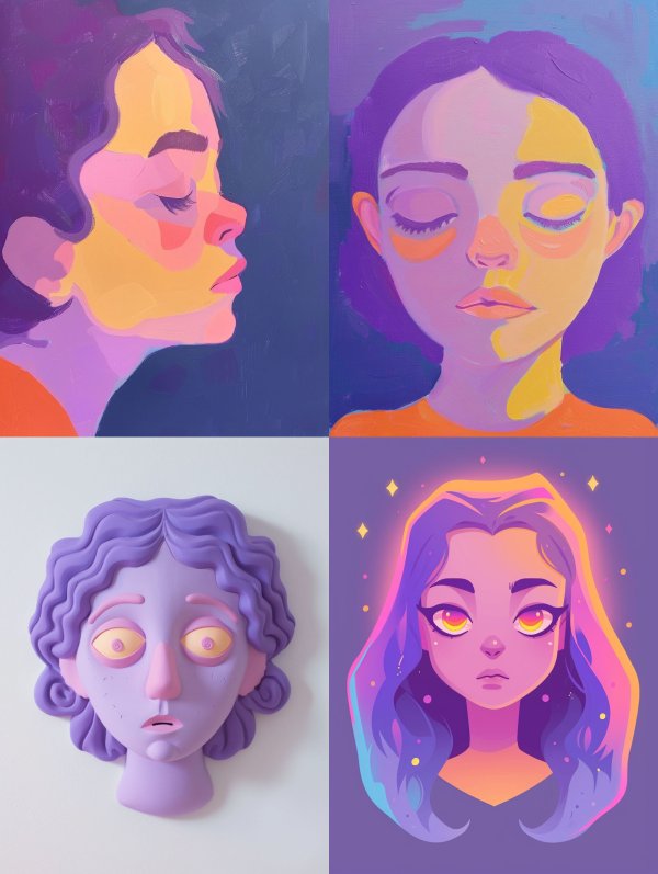Neon Dream Portrait