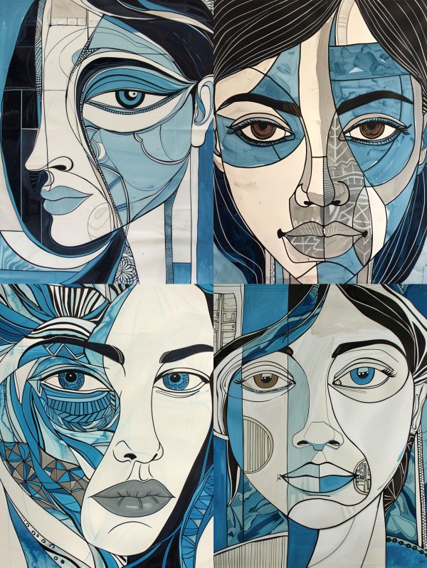 Azure Cubist Gaze