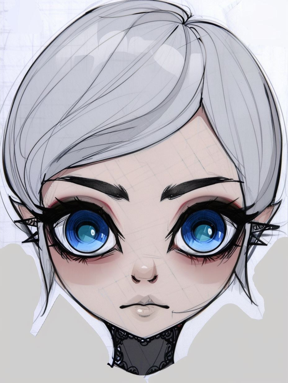 Haunting Ethereal Gothic Portrait