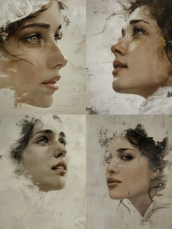 Ethereal Canvas Muse