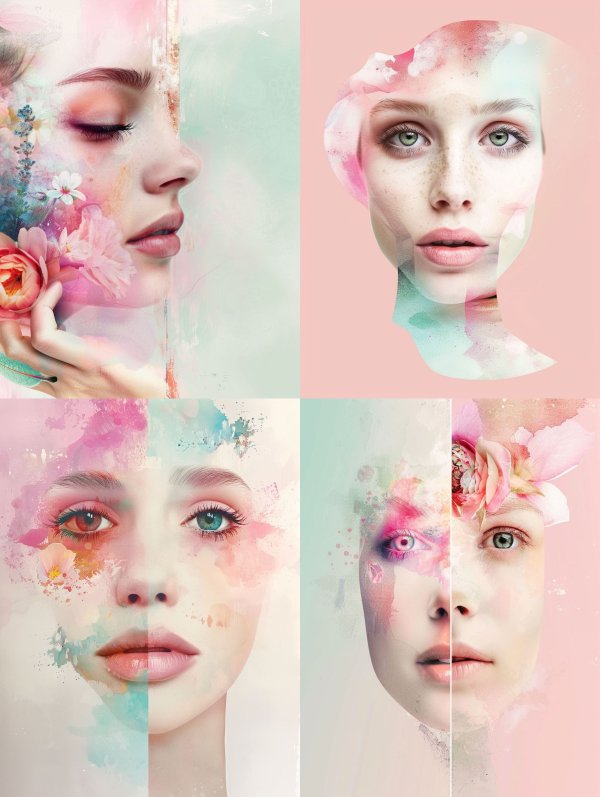 Floral Dream Ethereal Portrait