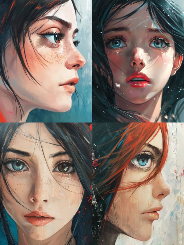 Ethereal Freckled Gaze