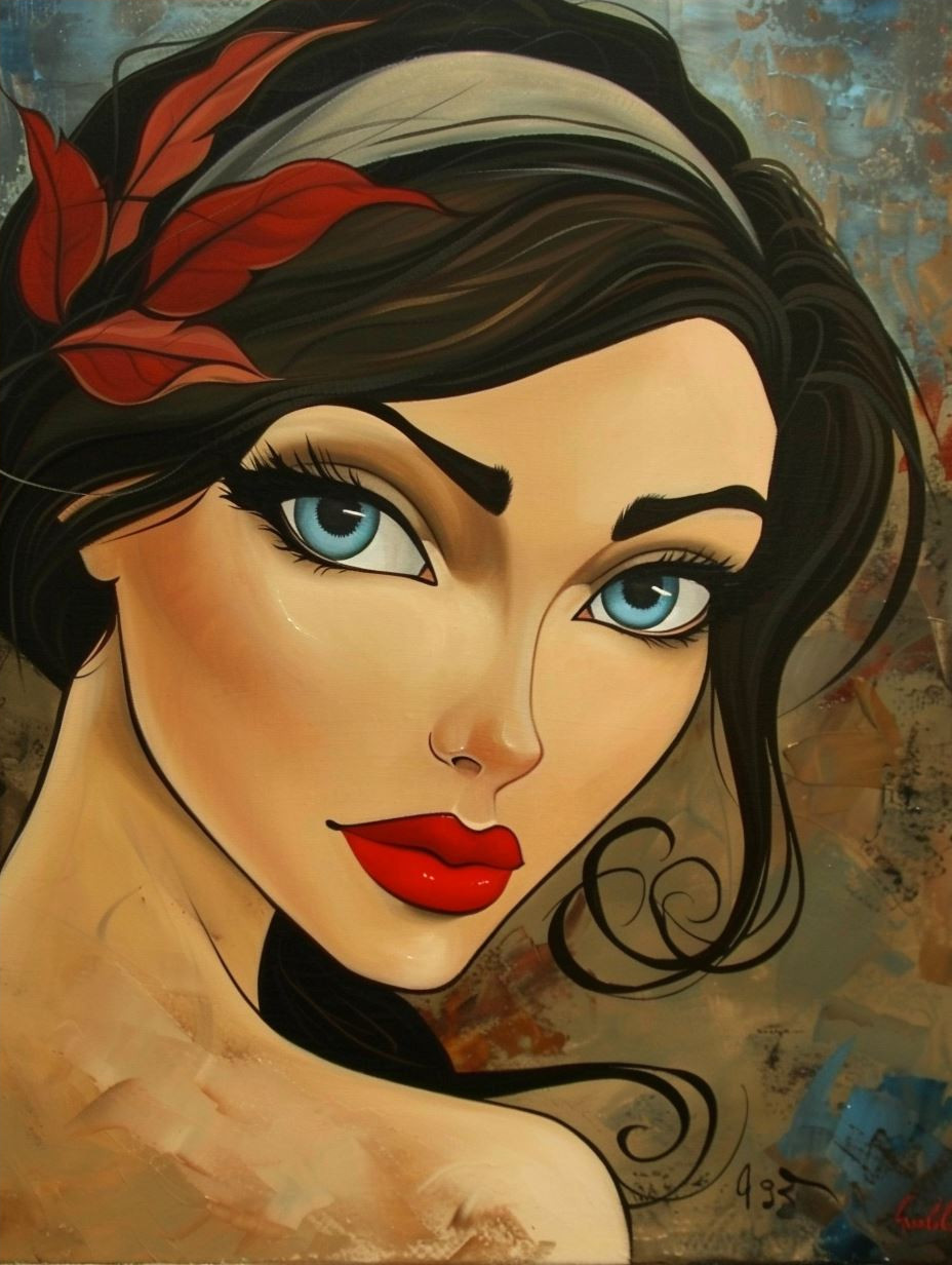 Floral Duality Portrait