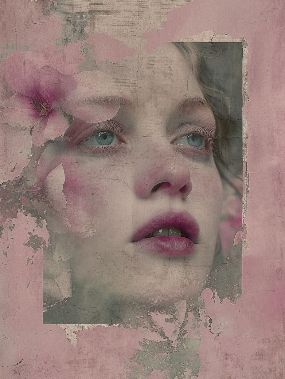 Fragmented Ethereal Portrait Study
