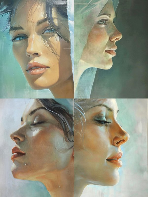 Ethereal Oil Portrait