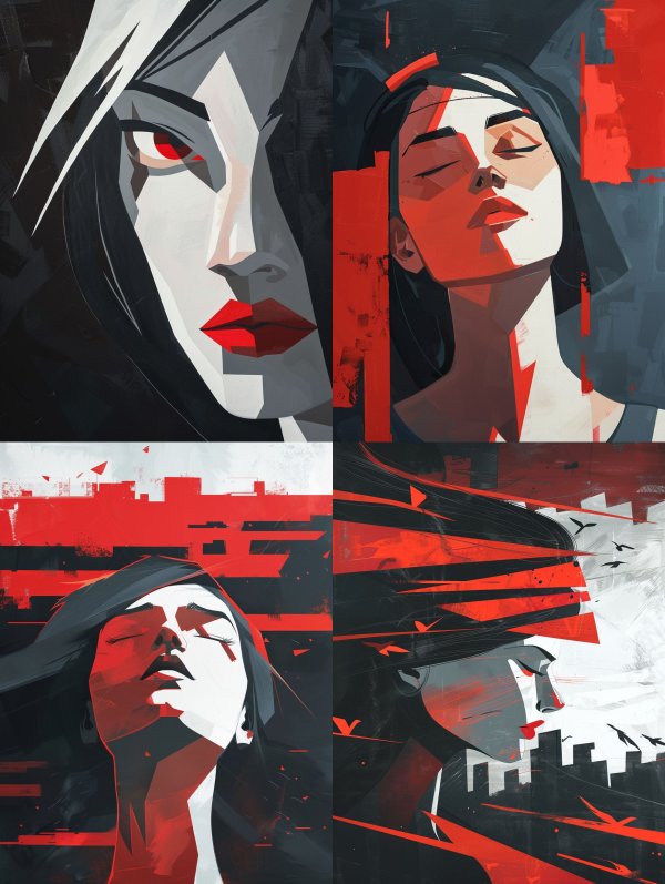 Crimson Gaze Noir