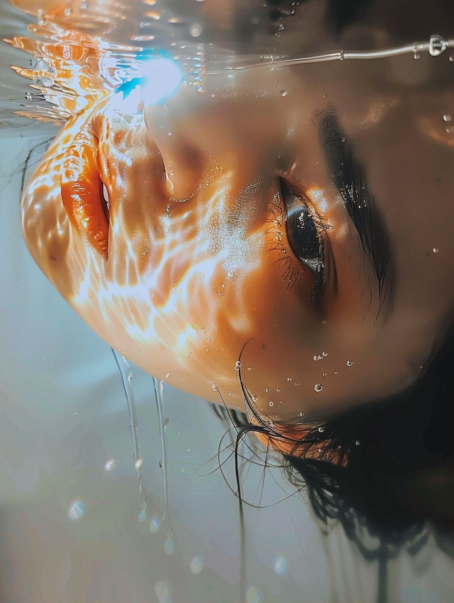 Ethereal Submerged Portrait Study