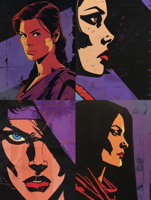 Neon Noir Graphic Novel