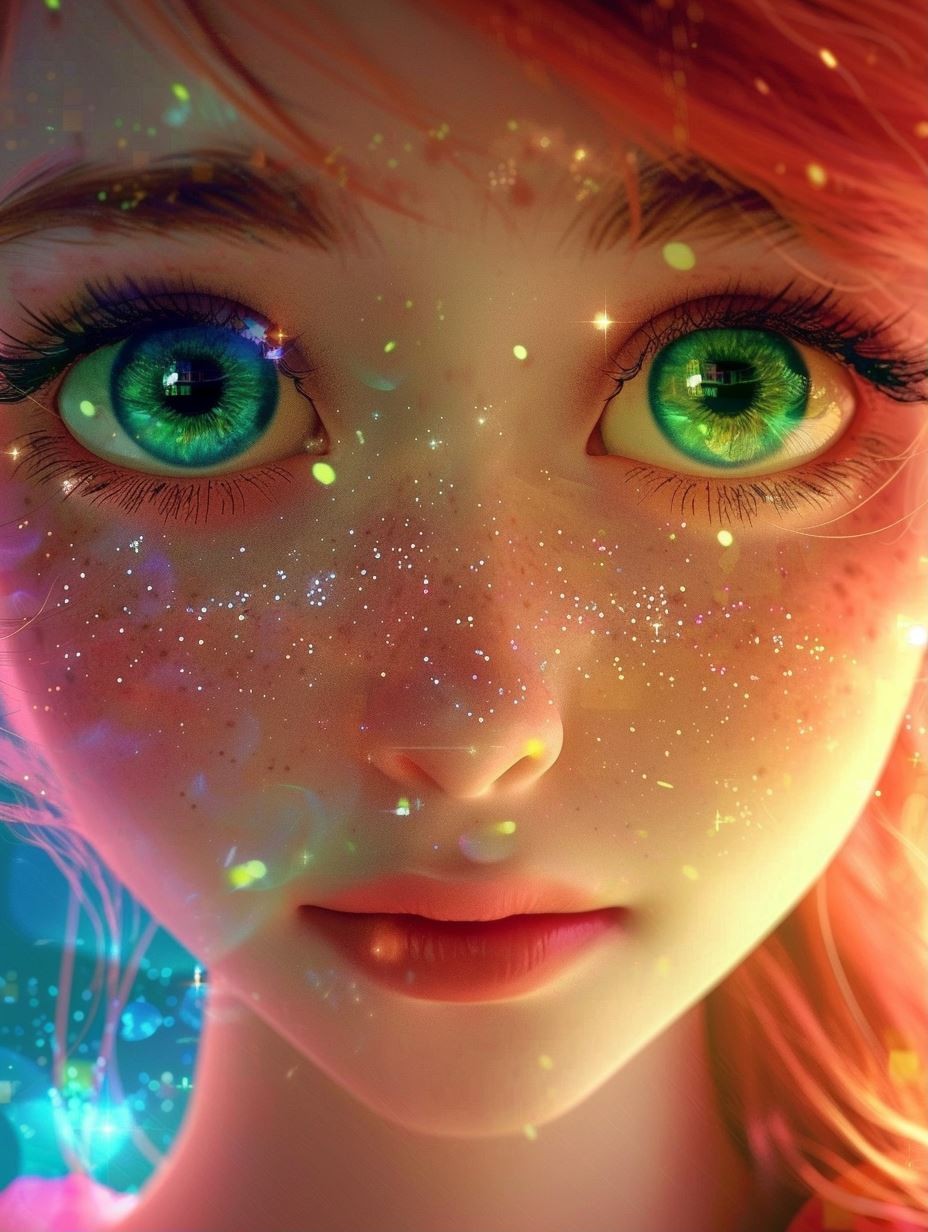 Celestial Stardust Gaze - Image 1