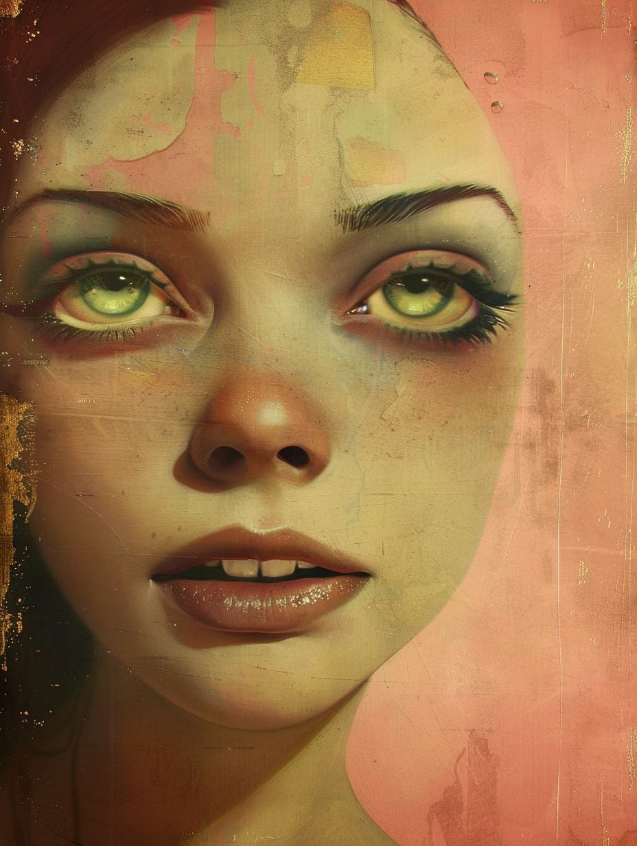 Weathered Ethereal Portrait Study