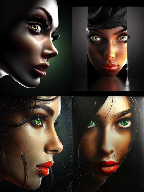 Hyper-Realistic Ethereal Digital Portrait