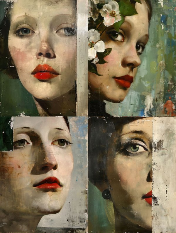Distressed Ethereal Portrait Study