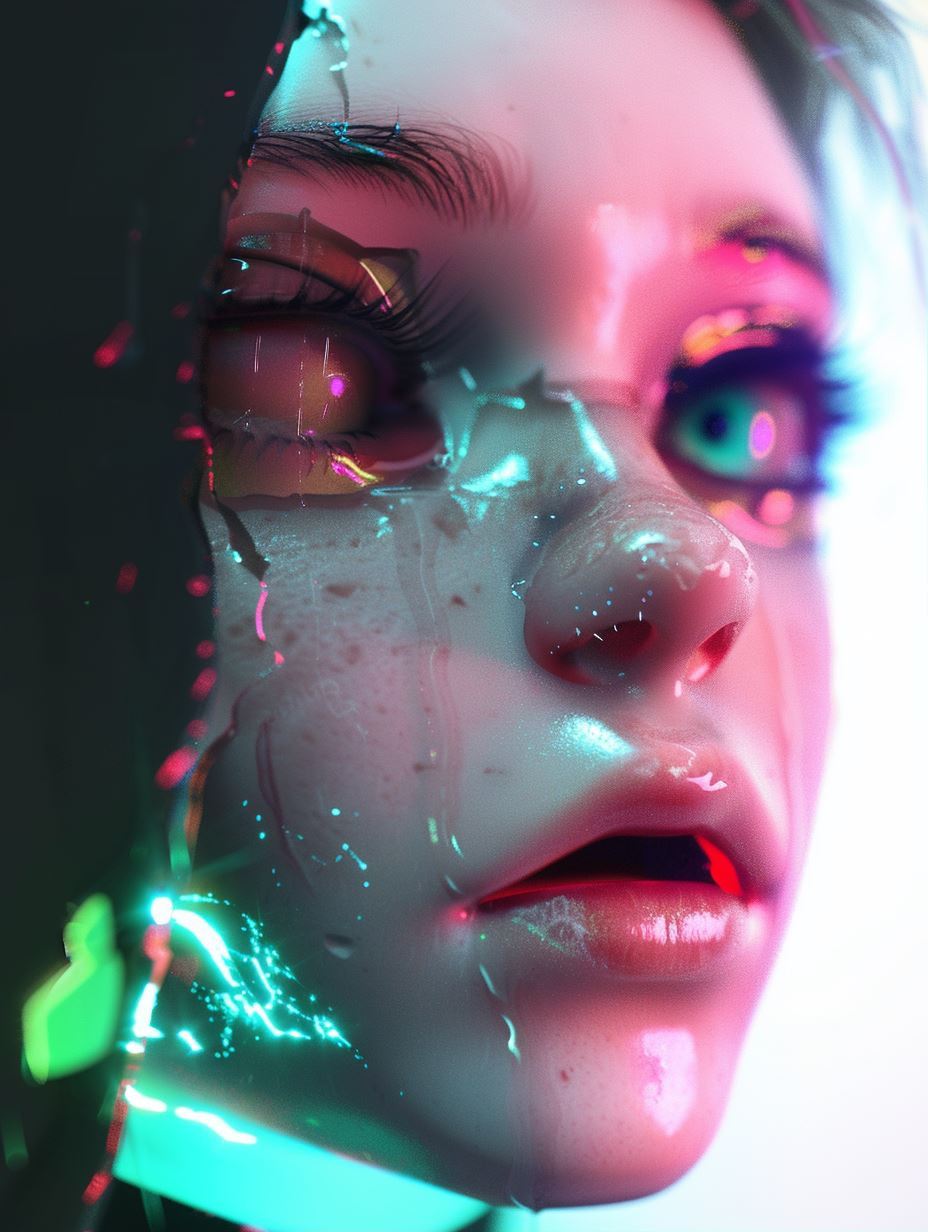 Neon Liquid Distortion