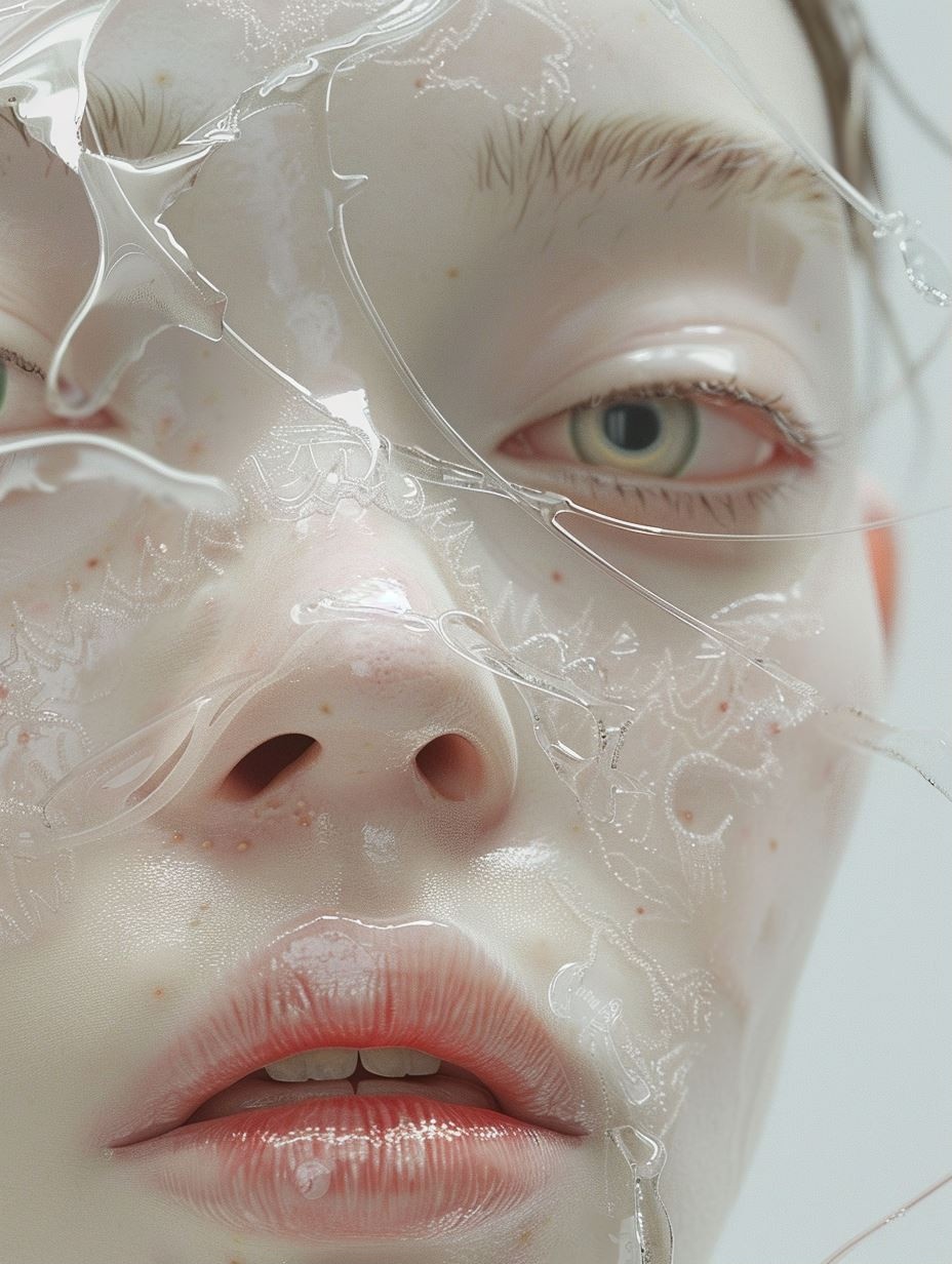Ethereal Glass Skin Veil