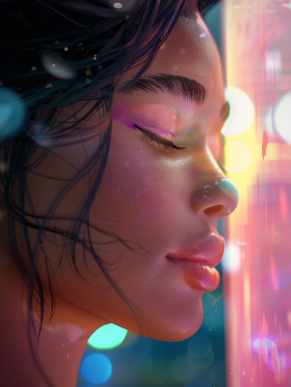 Neon Prism Gaze - Image 3