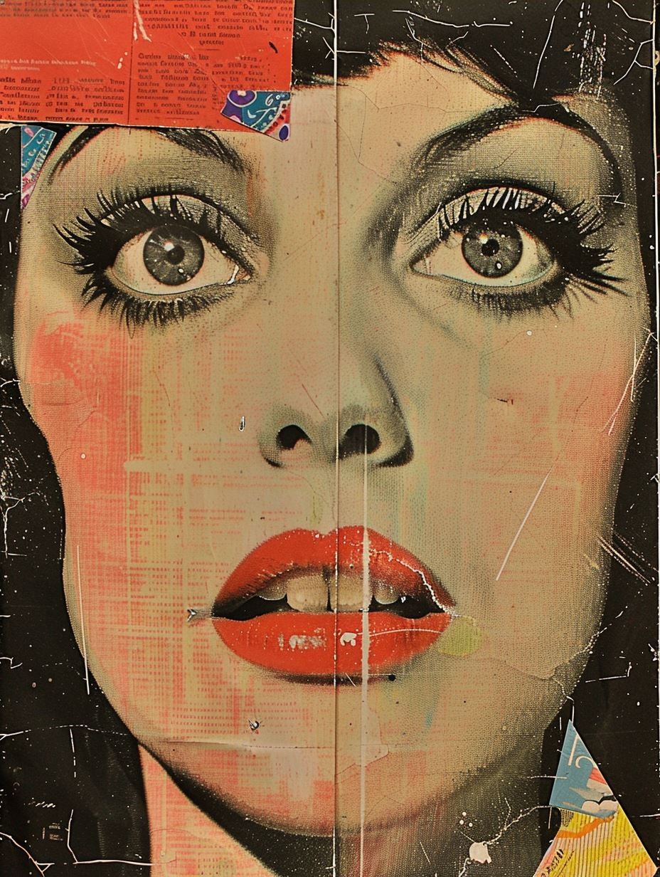 Vintage Collage Glamour