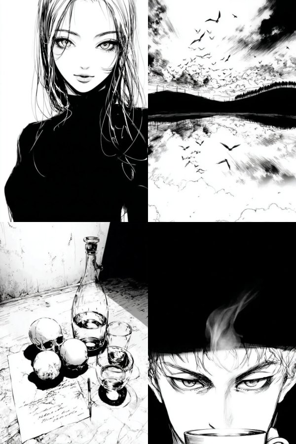 Ink Noir Elegance