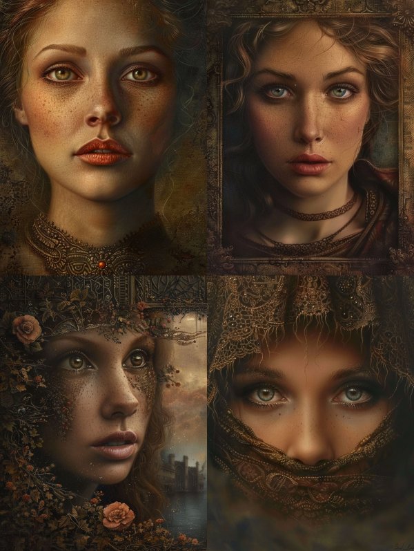 Ethereal Freckled Muse
