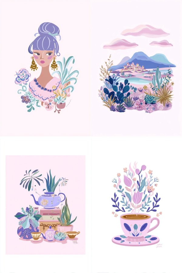 Pastel Dream Portrait