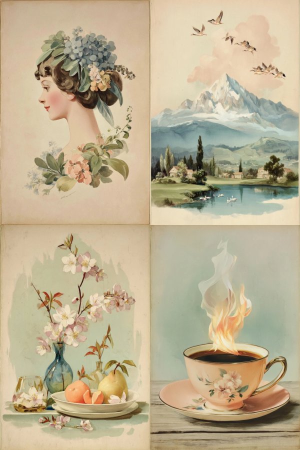 Floral Vintage Elegance