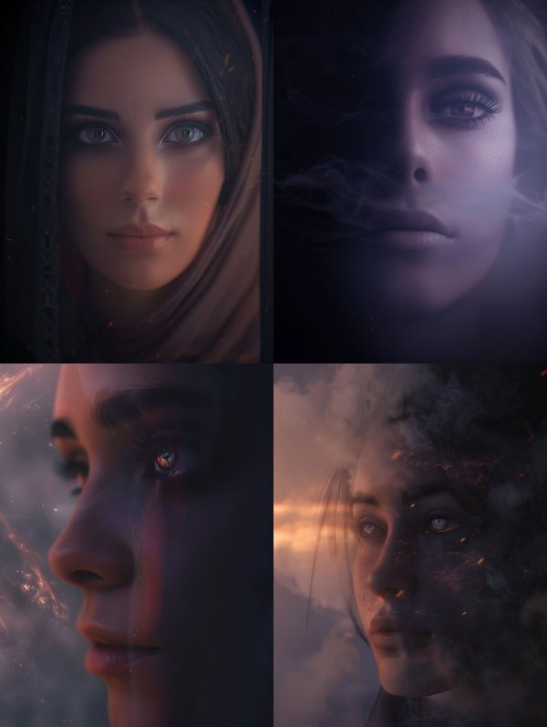 Mystic Desert Gaze
