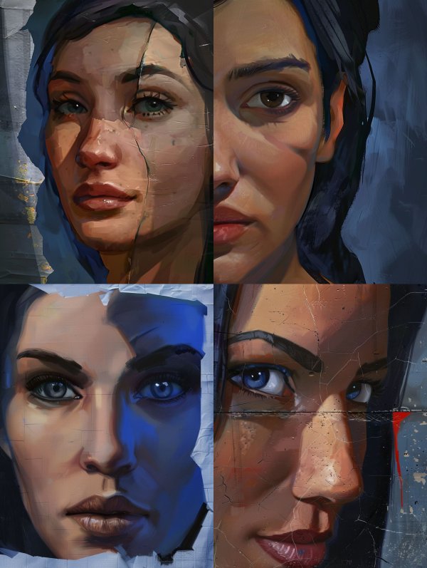 Fractured Soul Portrait