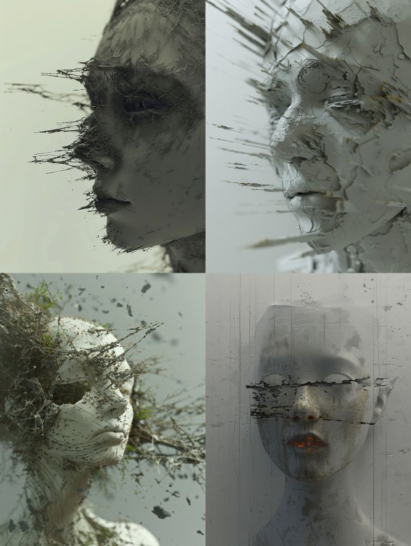 Fragmented Echoes of Digital Soul