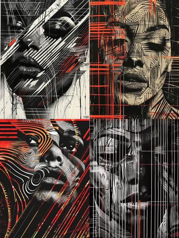 Cybernetic Fragment Portrait
