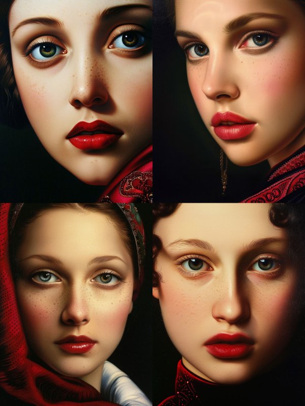 Crimson Gaze Elegance