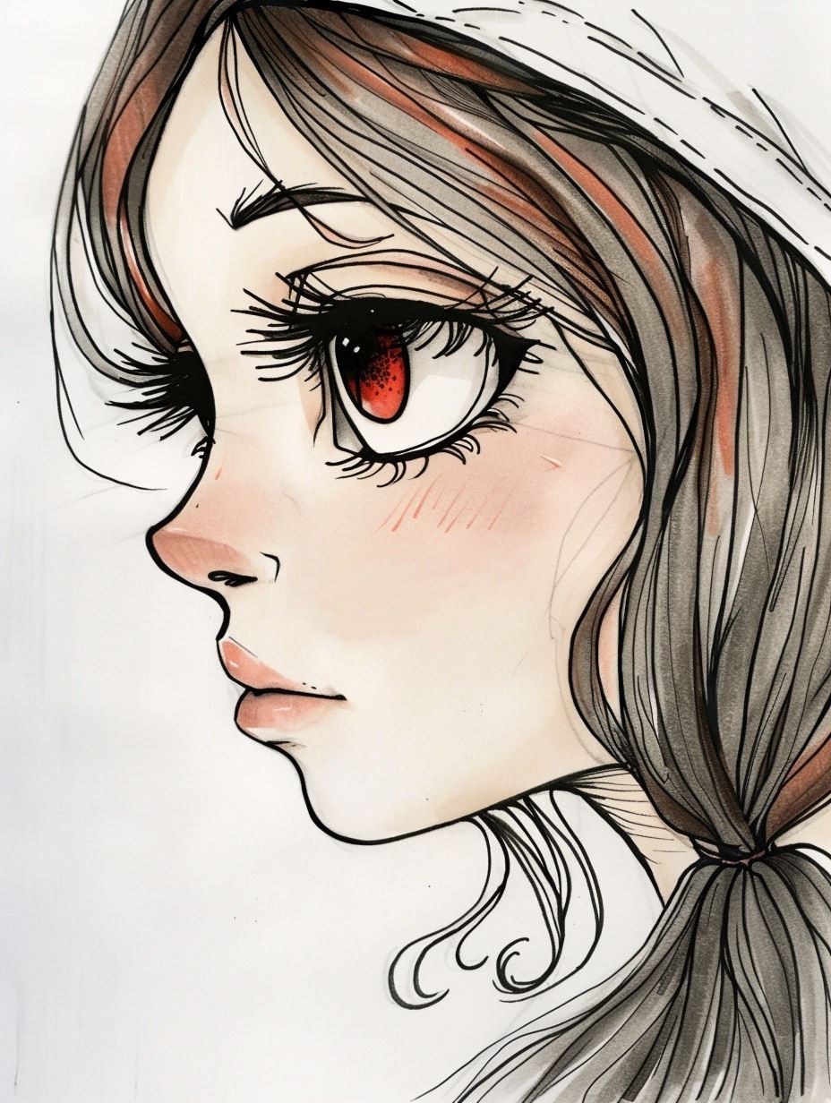 Melancholic Ink Muse - Image 1