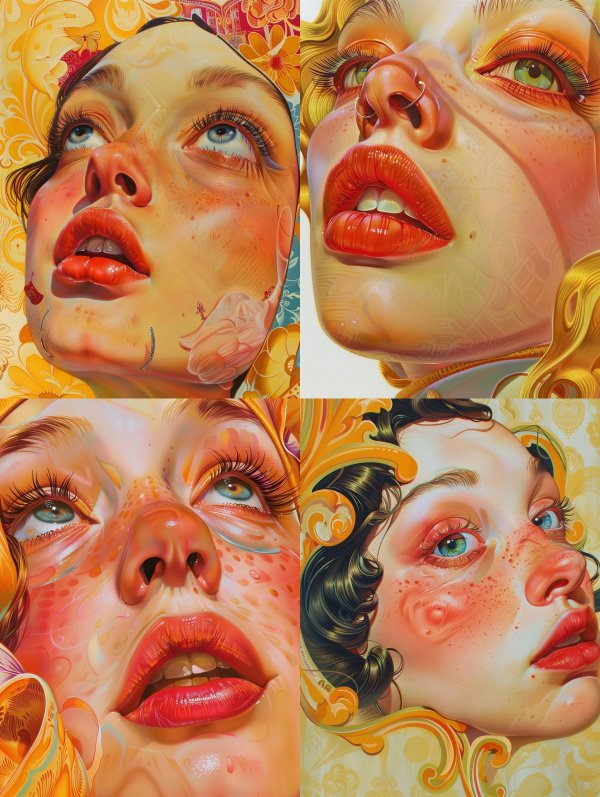 Golden Hour Surrealist Portrait