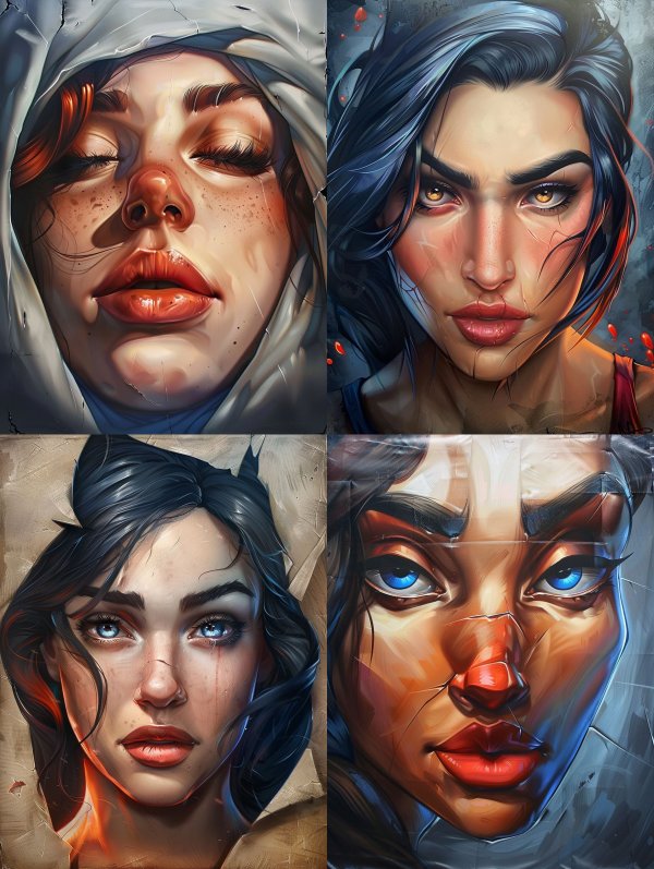 Ethereal Gaze in Silk
