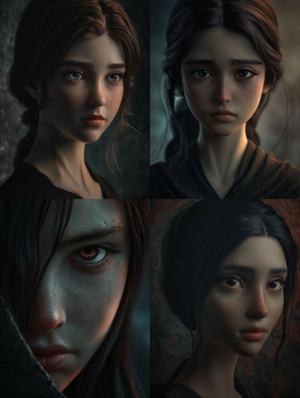 Ethereal Auburn Gaze