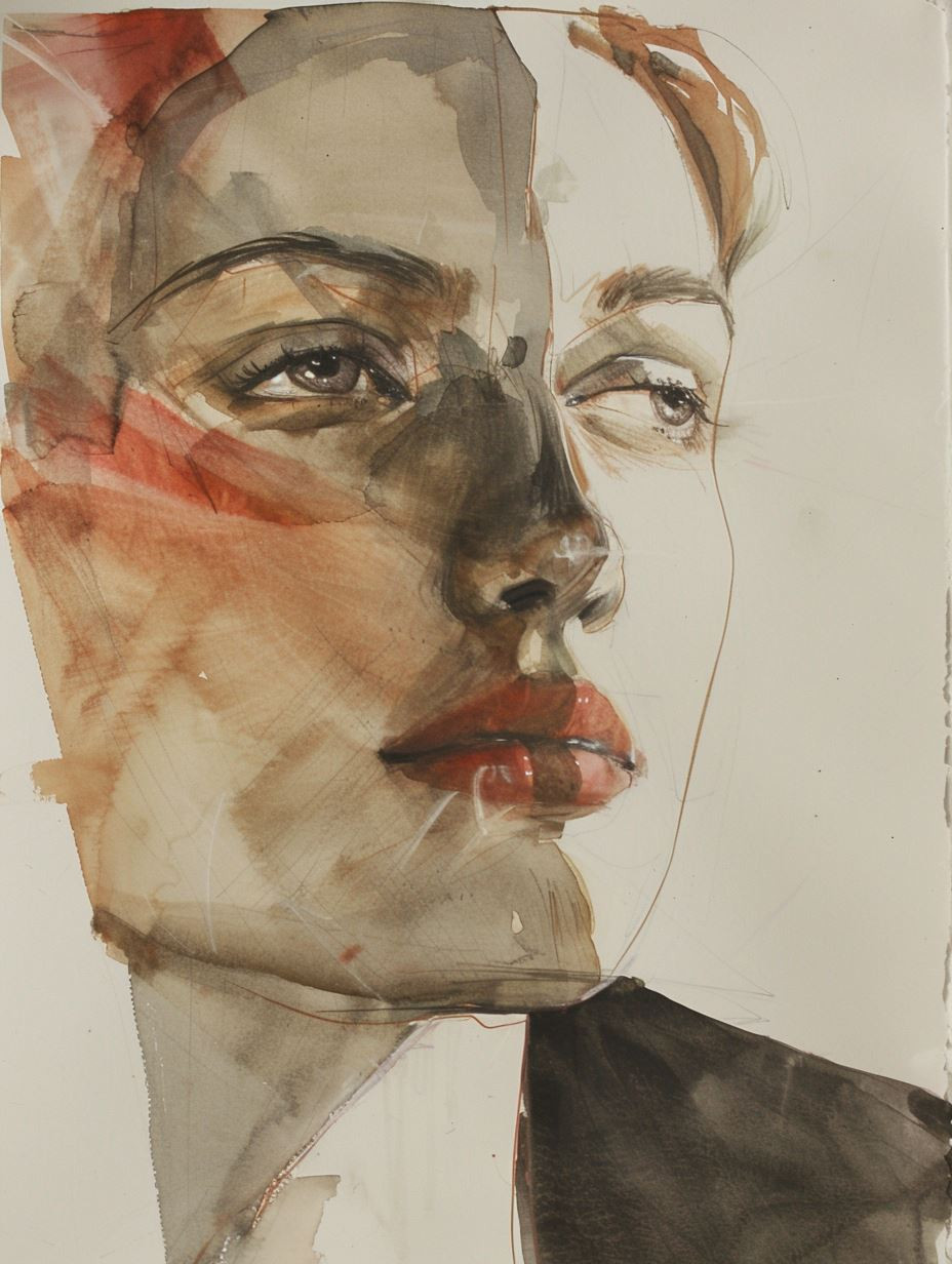 Ethereal Ink and Crimson Lips - Image 3
