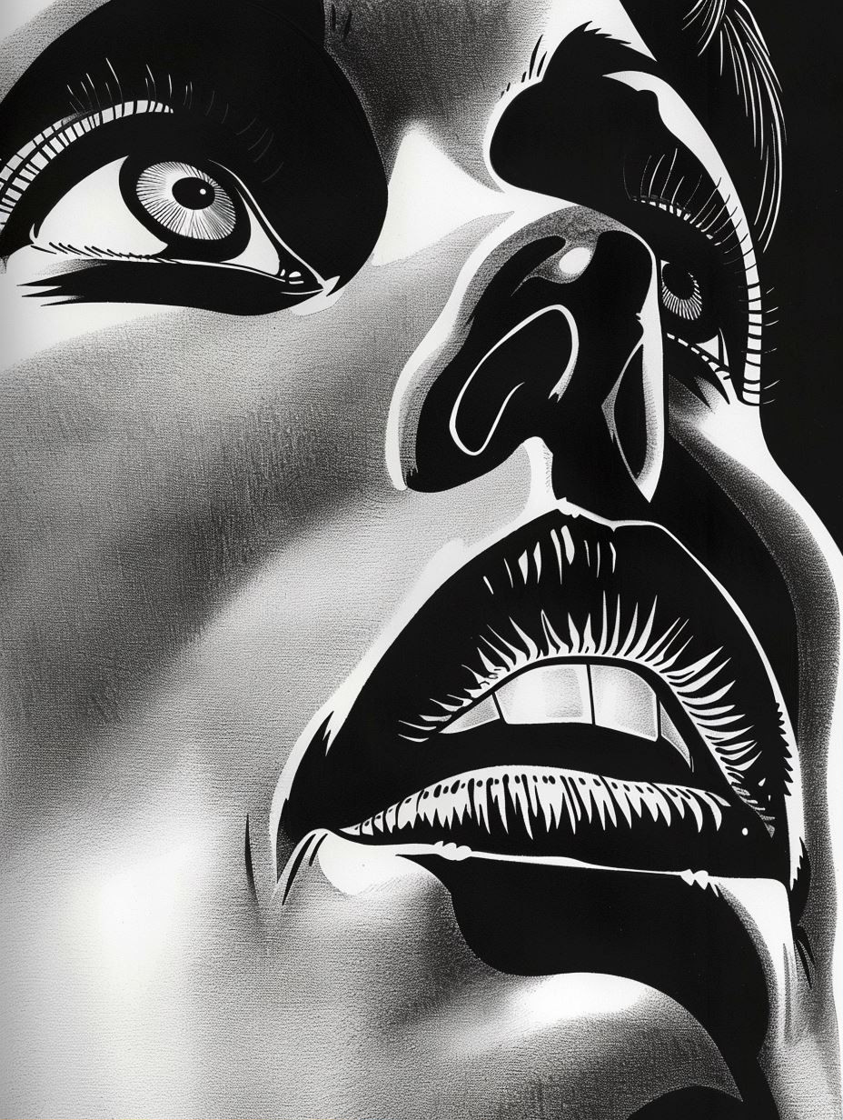 Noir High Contrast Glamour