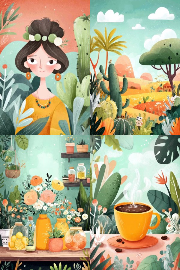 Desert Bloom Portrait