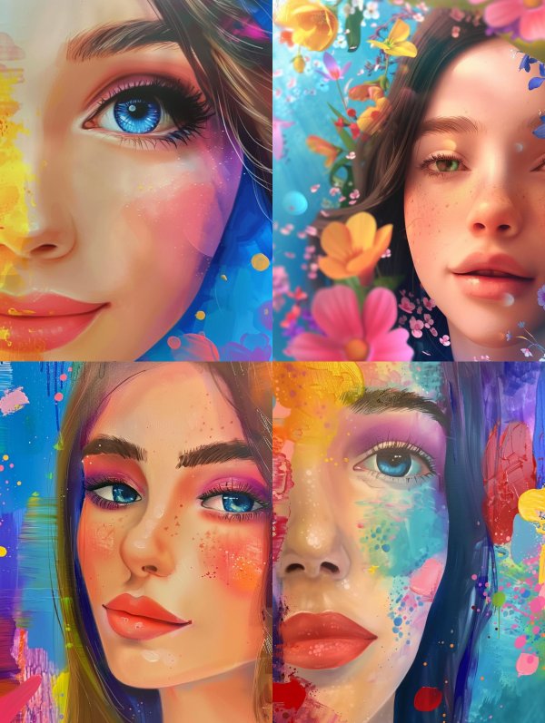 Celestial Prism Portrait