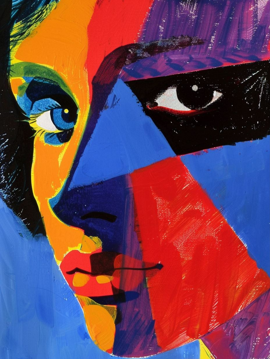Fragmented Prism Portrait Study