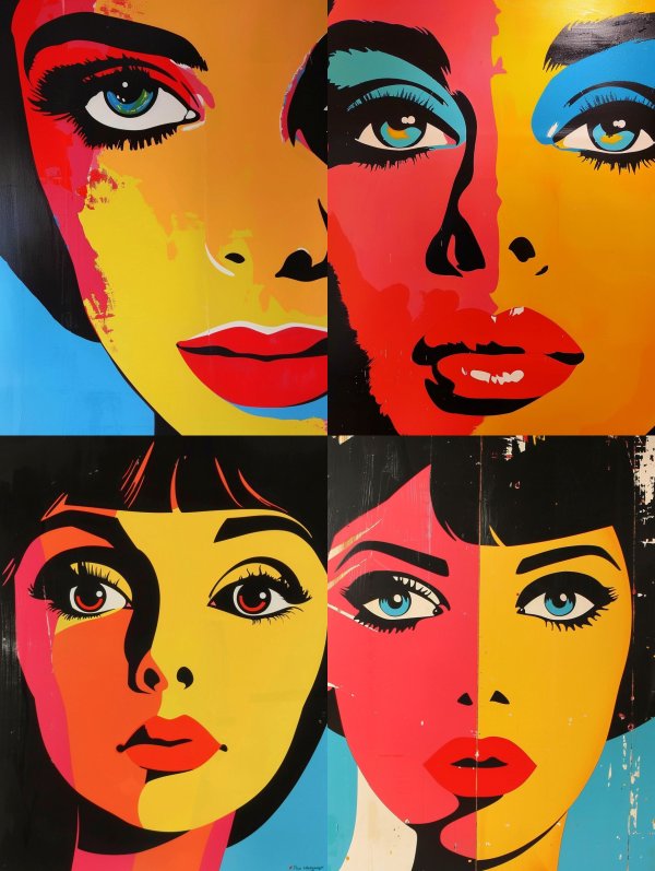 Vibrant Pop Art Portraiture