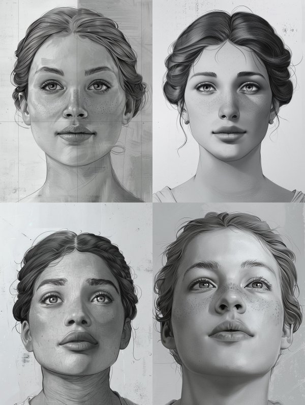  graphite portrait study