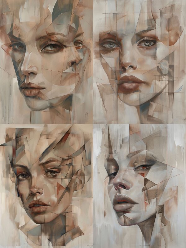 Fragmented Soul Portrait