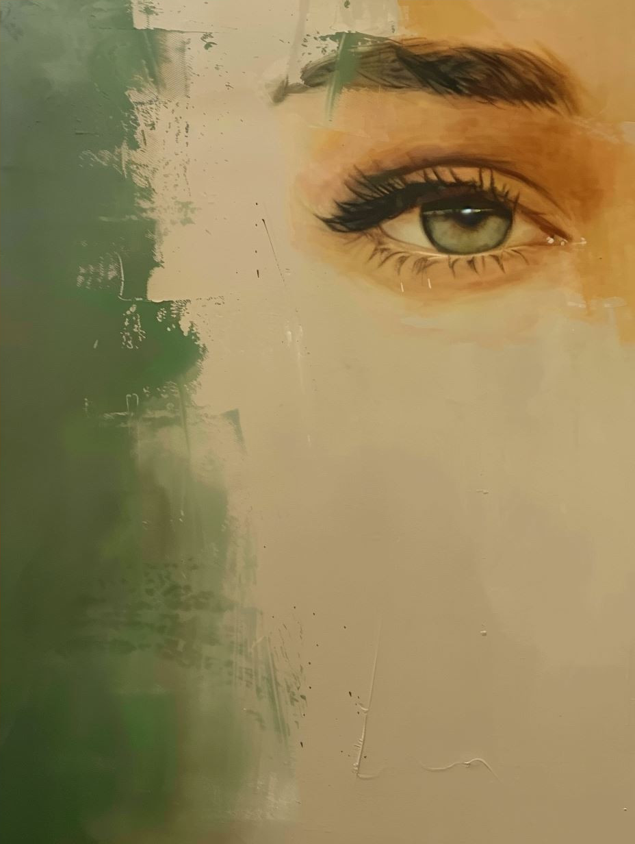 Ethereal Gaze in Soft Light