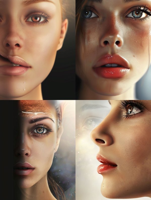 Hyper-Realistic Ethereal Portrait Study