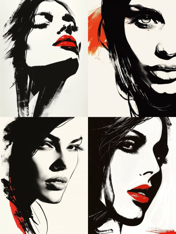 Crimson Ink Contrast