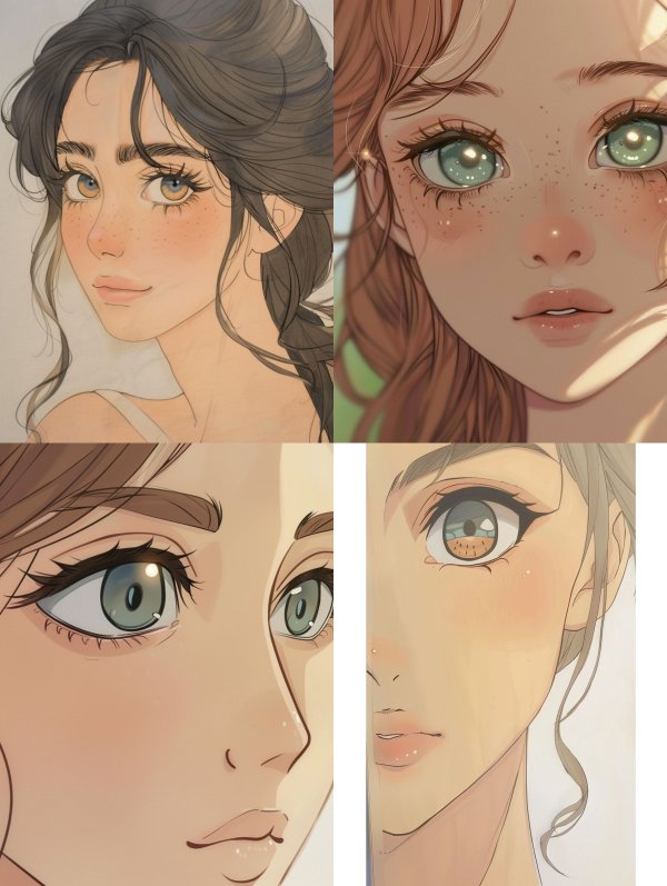 Soft Ethereal Digital Portrait