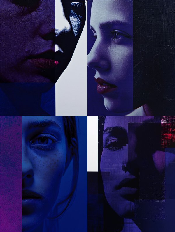 Neon Noir Portrait