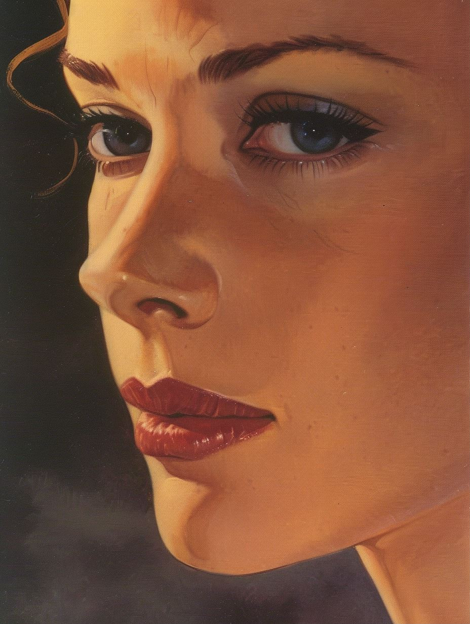 Classic Cinematic Oil Portrait