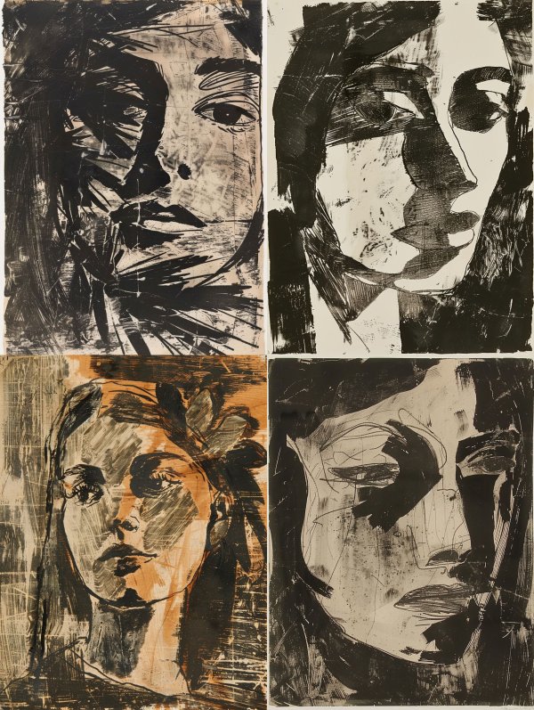 Fragmented Soul in Ink